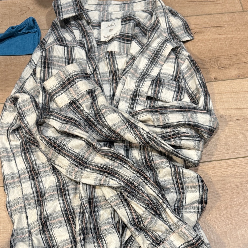 Plaid Button-Up Flannel